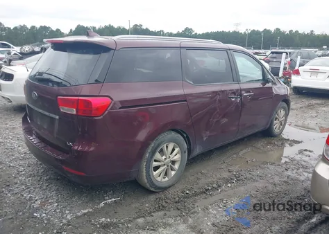 2015 Kia Sedona Lx из США, поврежденный, VIN KNDMB5C10F6057561